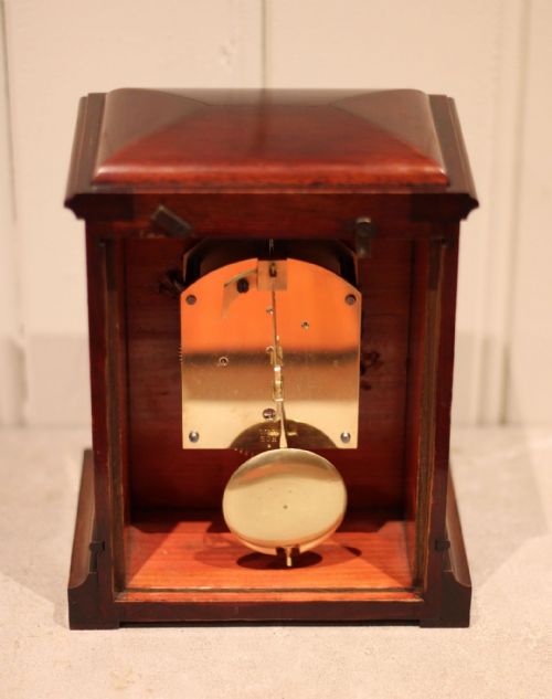 MAHOGANY TIMEPIECE MANTEL CLOCK - ADDITIONAL PHOTO 10