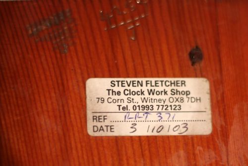 MAHOGANY TIMEPIECE MANTEL CLOCK - ADDITIONAL PHOTO 11