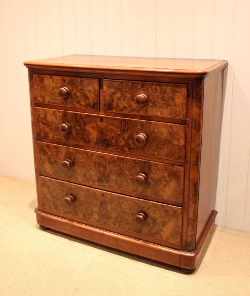 Large Walnut Chest of Drawers