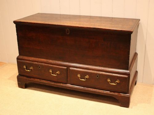 fig 1. Early 19th Century Deal Wood Mule Chest