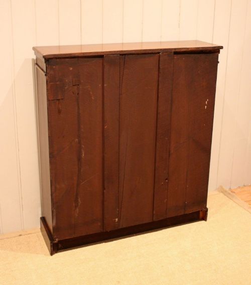 LATE 19TH CENTURY MAHOGANY GLAZED MAHOGANY BOOKCASE - ADDITIONAL PHOTO 12