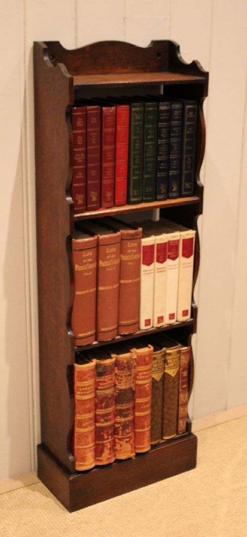 Small Oak Open Bookcase