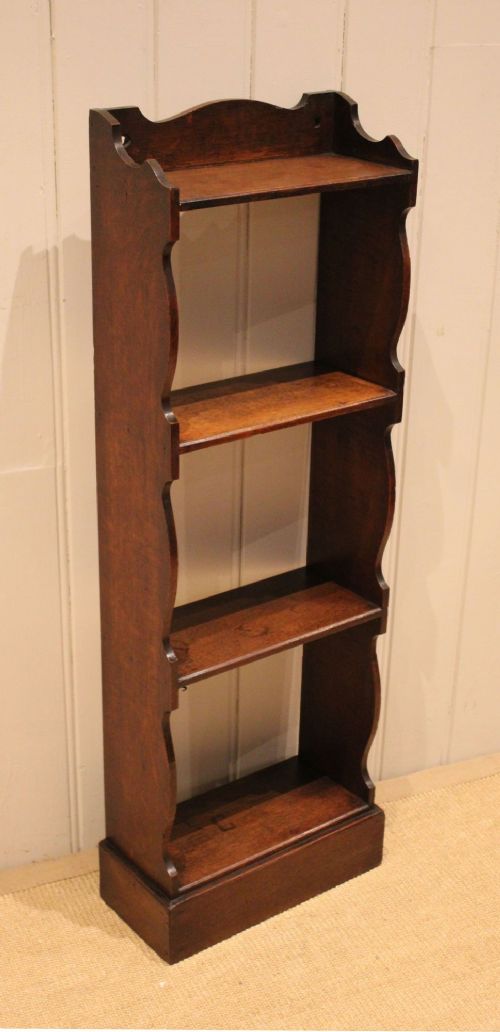 Small Oak Open Bookcase View VIII