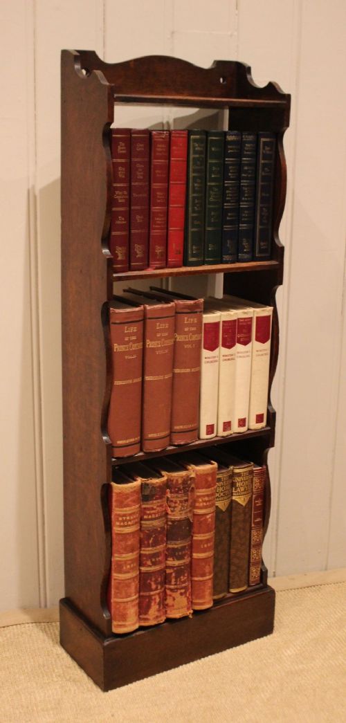 Small Oak Open Bookcase View IX