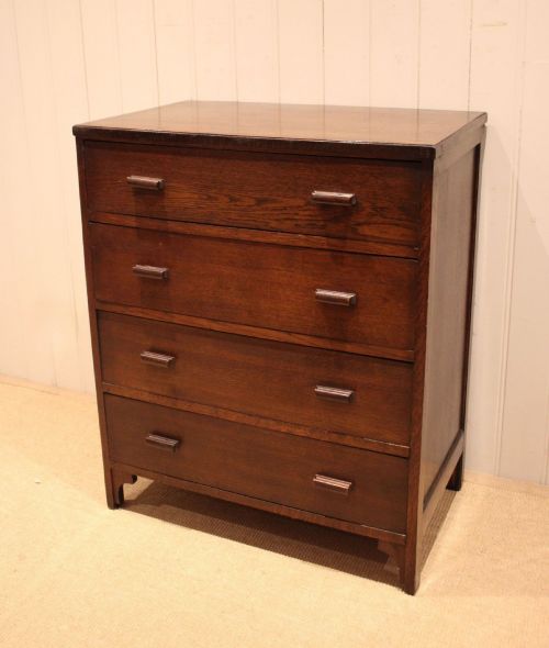 fig 1. Oak Chest Of Drawers