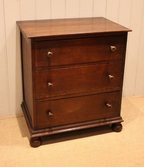 fig 1. Small Oak Chest Of Drawers