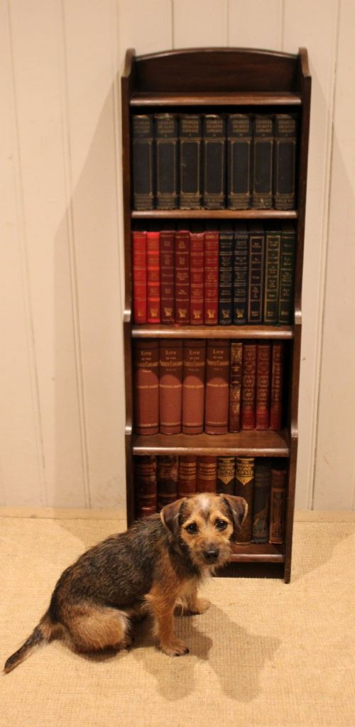 Walnut Open Graduated Bookcase View X