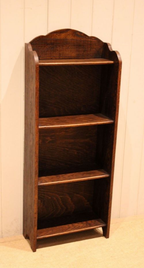 fig 1. Small Proportioned Oak Open Bookcase