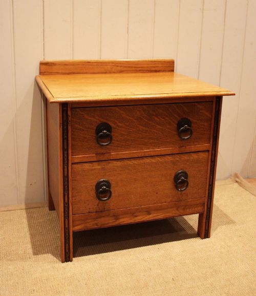 Small Golden Oak Chest of Drawers