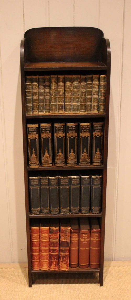 Small Oak Open Bookcase