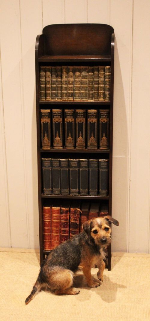 Small Oak Open Bookcase View VII