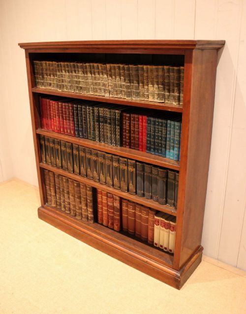 Walnut Open Bookcase