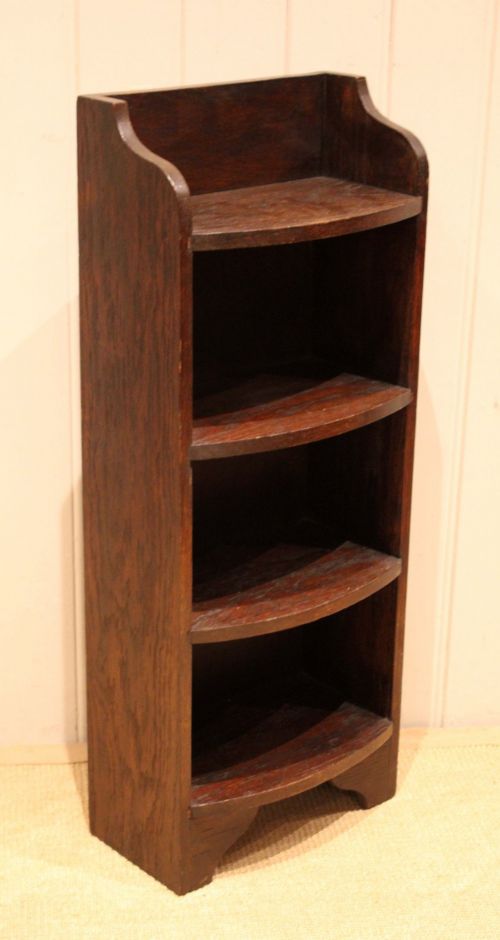 fig 1. Small Oak Open Bookshelves