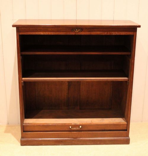 fig 1. French Oak & Walnut Tambour Front Cabinet