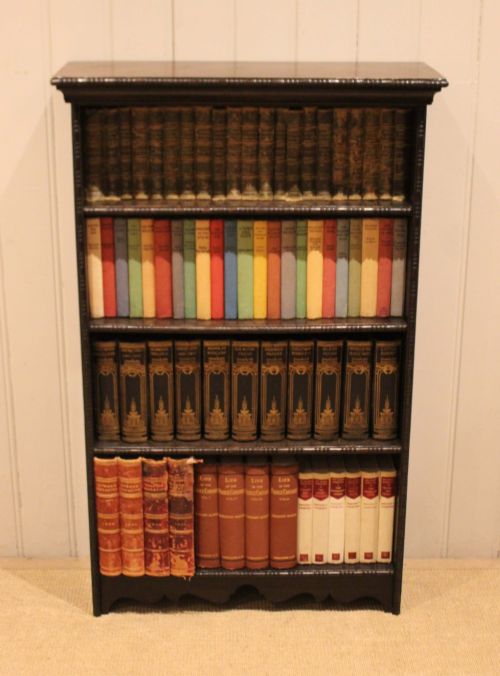 OAK BEADED EDGE OPEN BOOKCASE - ADDITIONAL PHOTO 2