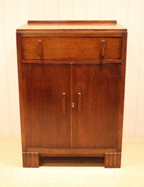 fig 1. Art Deco Oak Cabinet