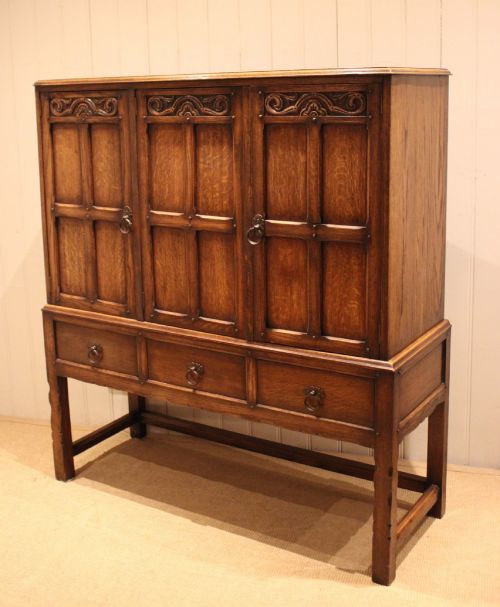 SOLID OAK SIDE CABINET - ADDITIONAL PHOTO 8