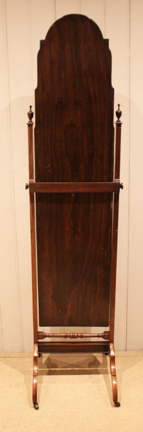 Walnut Cheval Mirror View XI