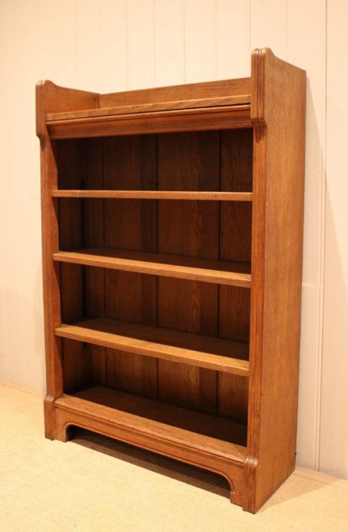 LIGHT OAK OPEN BOOKCASE - ADDITIONAL PHOTO 5
