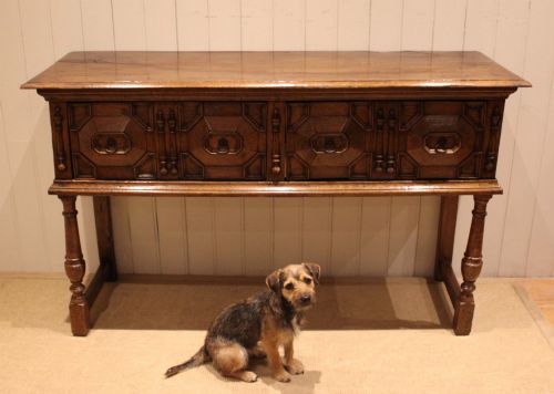 HIGH QUALITY OAK DRESSER BASE - ADDITIONAL PHOTO 5