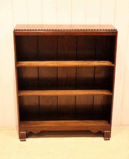 OAK OPEN BOOKCASE