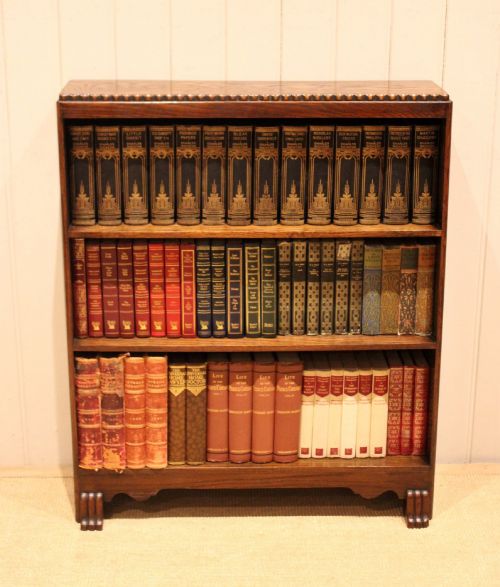 OAK OPEN BOOKCASE - ADDITIONAL PHOTO 2