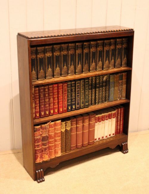 OAK OPEN BOOKCASE - ADDITIONAL PHOTO 8