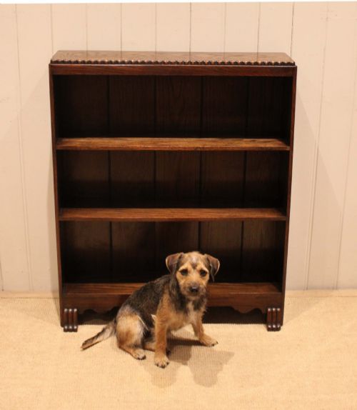 OAK OPEN BOOKCASE - ADDITIONAL PHOTO 9