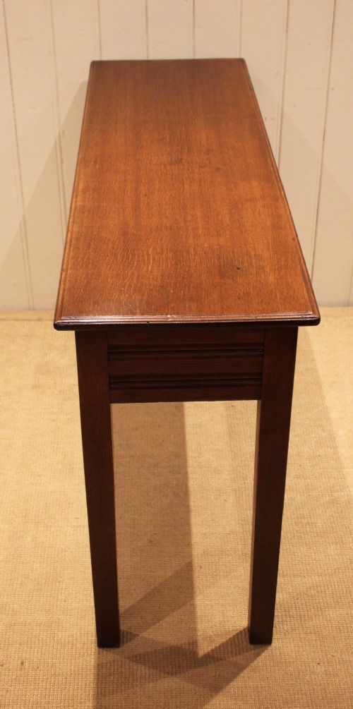 LATE 19TH CENTURY OAK HALL TABLE - ADDITIONAL PHOTO 3