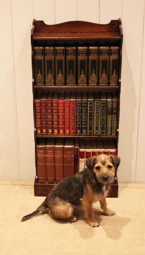 SMALL OAK OPEN BOOKSHELVES - ADDITIONAL PHOTO 6