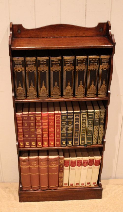 SMALL OAK OPEN BOOKSHELVES - ADDITIONAL PHOTO 11