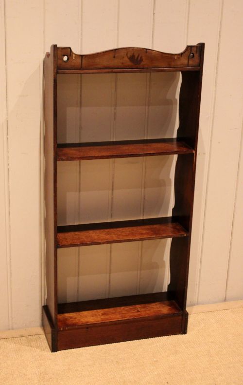 SMALL OAK OPEN BOOKSHELVES - ADDITIONAL PHOTO 12