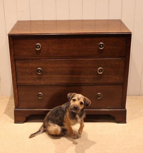 EARLY 20TH CENTURY OAK CHEST OF DRAWERS - ADDITIONAL PHOTO 9