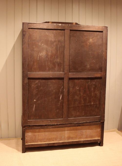 EARLY 20TH CENTURY OAK MIRRORED WARDROBE - ADDITIONAL PHOTO 12