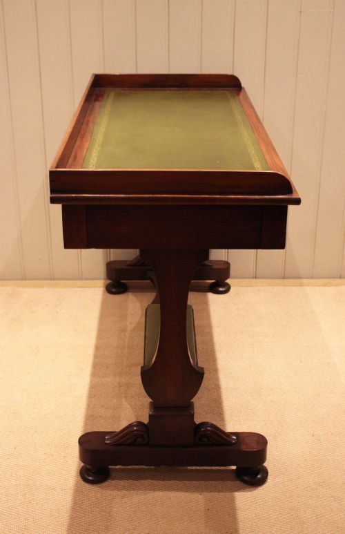 LARGE MAHOGANY WRITING TABLE - ADDITIONAL PHOTO 10