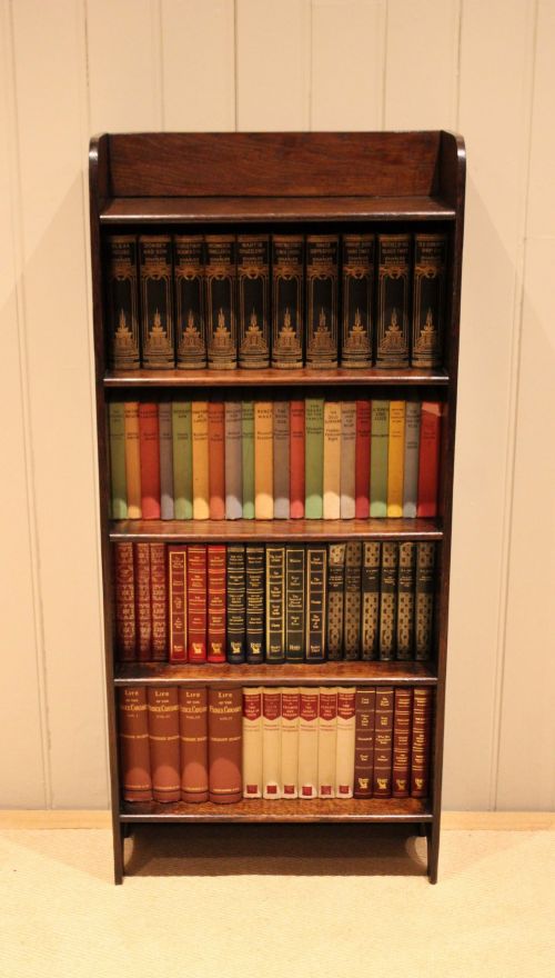 OAK OPEN BOOKCASE - ADDITIONAL PHOTO 2