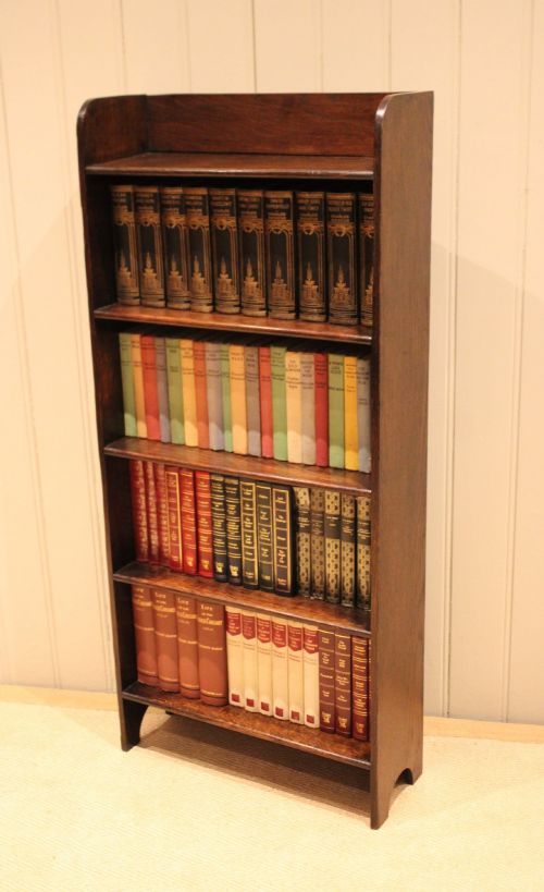 OAK OPEN BOOKCASE - ADDITIONAL PHOTO 4