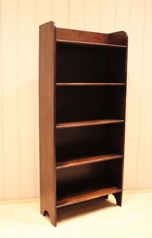 OAK OPEN BOOKCASE - ADDITIONAL PHOTO 5