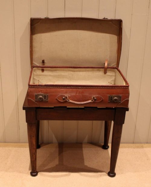 SOLID OAK LUGGAGE STAND - ADDITIONAL PHOTO 2