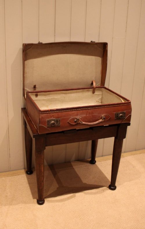 SOLID OAK LUGGAGE STAND - ADDITIONAL PHOTO 5