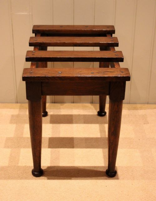 SOLID OAK LUGGAGE STAND - ADDITIONAL PHOTO 7
