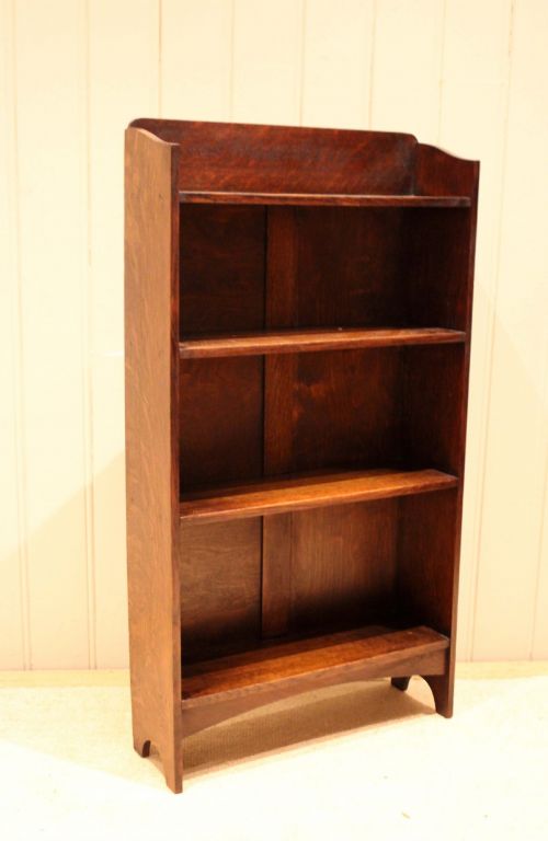SMALL OAK OPEN BOOKCASE - ADDITIONAL PHOTO 7