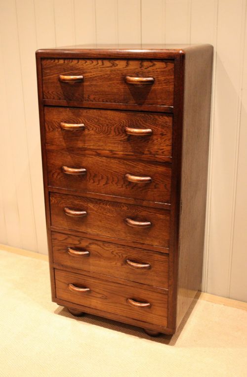 SOLID OAK CHEST OF DRAWERS - ADDITIONAL PHOTO 8