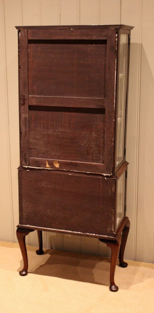 EDWARDIAN MAHOGANY DISPLAY CABINET - ADDITIONAL PHOTO 11