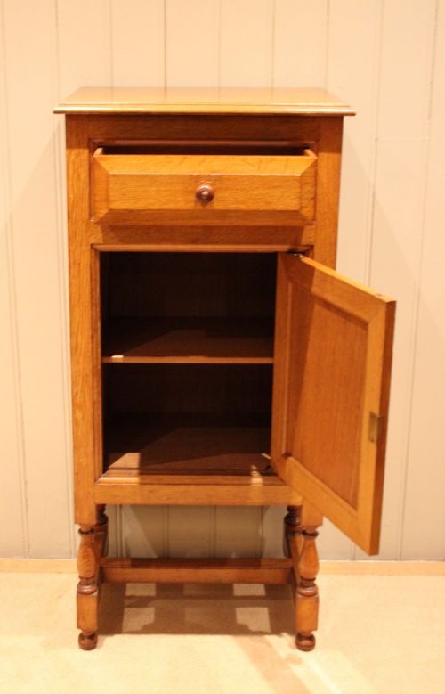 EDWARDIAN OAK SIDE CABINET - ADDITIONAL PHOTO 7
