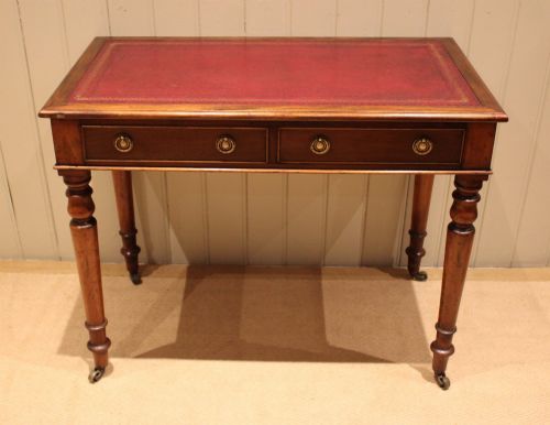 LATE 19TH CENTURY MAHOGANY WRITING DESK