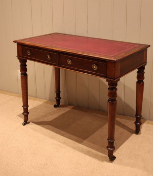 LATE 19TH CENTURY MAHOGANY WRITING DESK - ADDITIONAL PHOTO 3