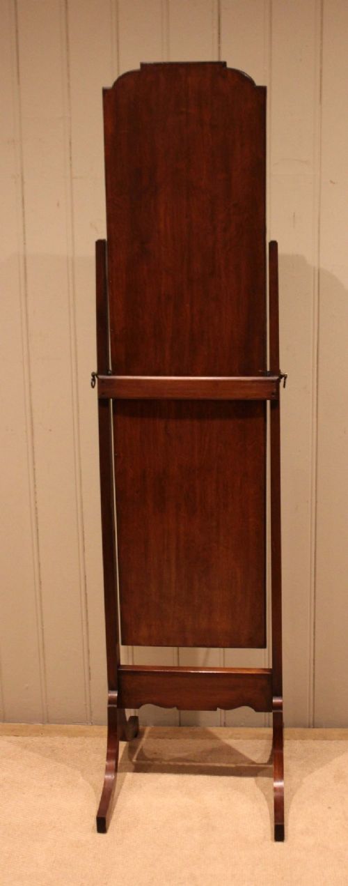 MAHOGANY CHEVAL MIRROR - ADDITIONAL PHOTO 7