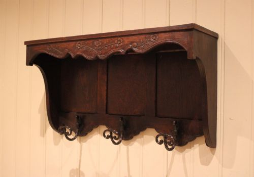 FRENCH OAK COAT HOOKS - ADDITIONAL PHOTO 1