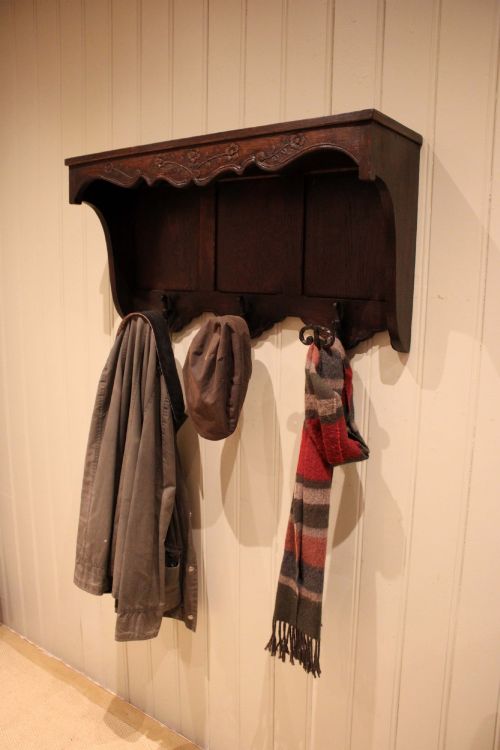 FRENCH OAK COAT HOOKS - ADDITIONAL PHOTO 3